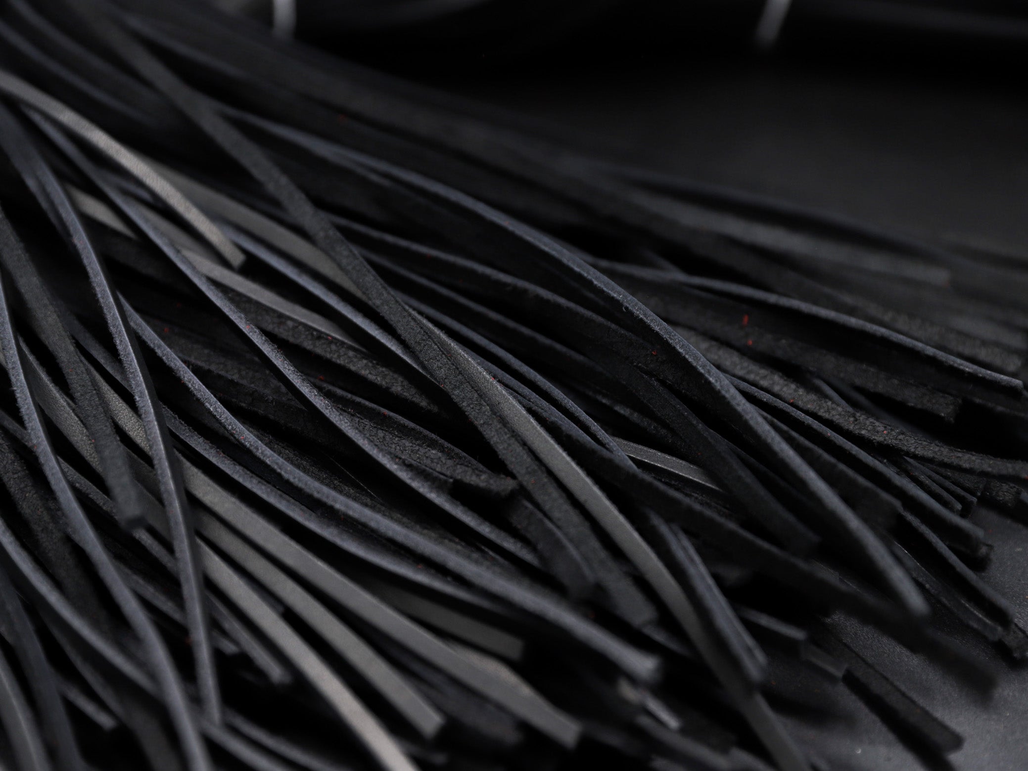 Bulk Baseball Glove Lace (3/16” x 72” Black)