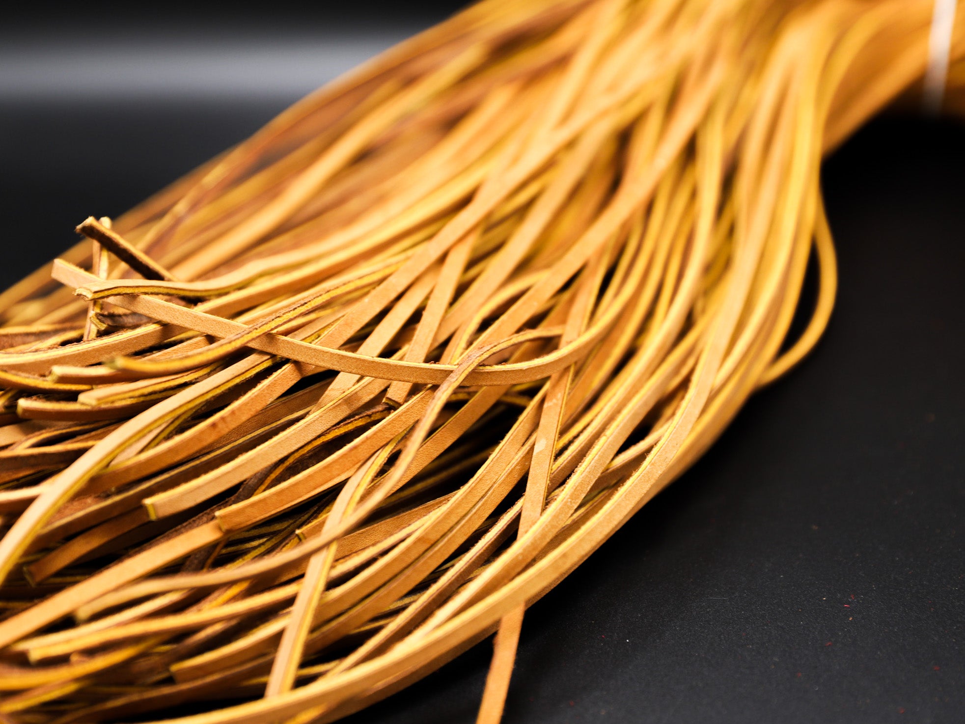 Bulk Baseball Glove Lace (3/16” x 72” Indian Tan Havana)