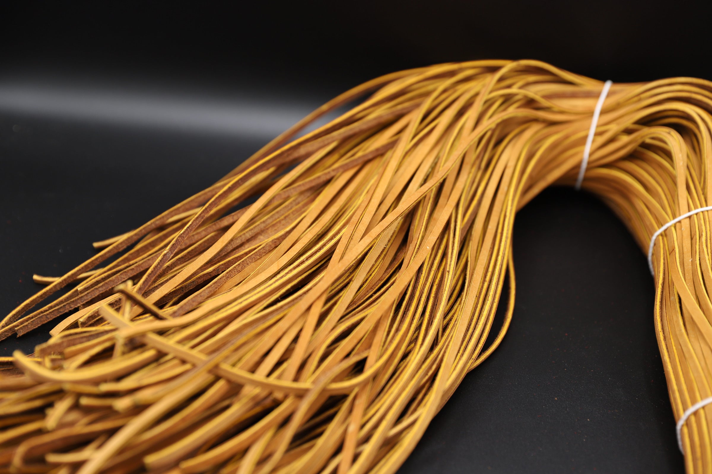 Bulk Baseball Glove Lace (3/16” x 72” Indian Tan Havana)